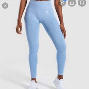 Gymshark Vital Seamless Leggings Malibu Blue Marl XS